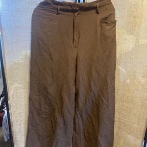 NWOT Novelti lined wide pant 42